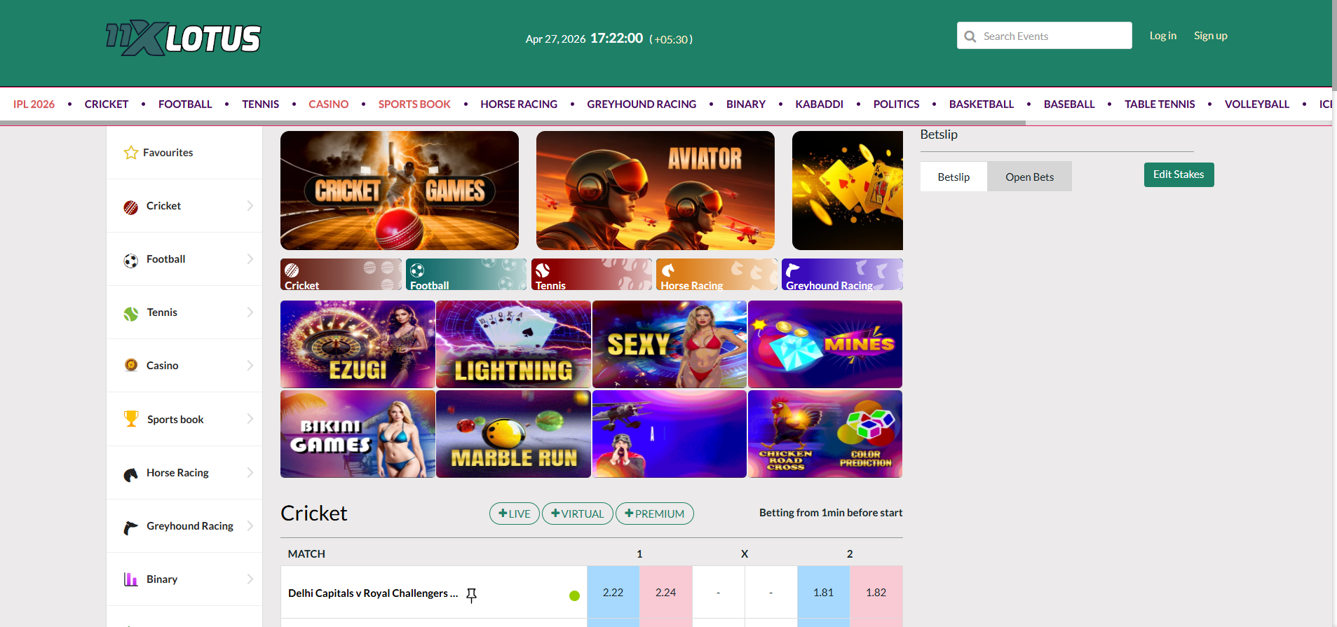 11xlotus - Pure Indian Betting Exchange 24/7