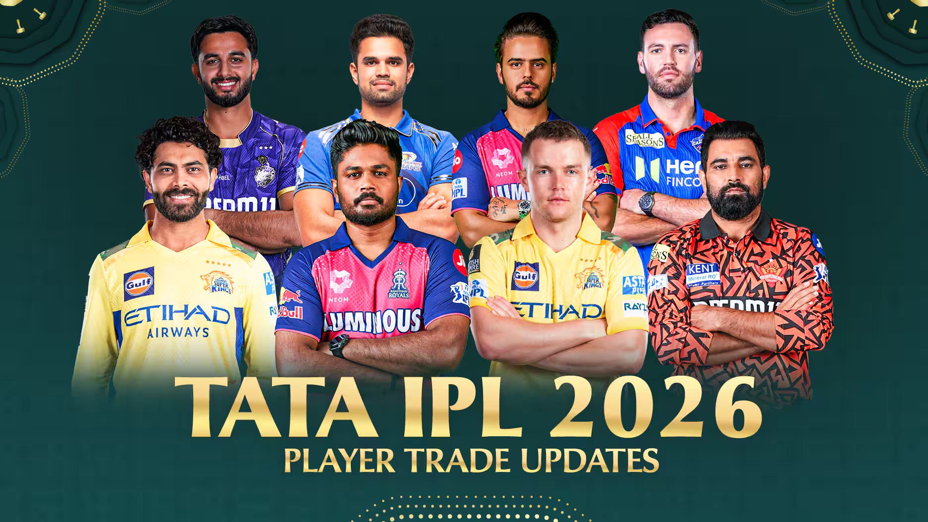 IPL 2026 all desi teams and captains - 11xlotus